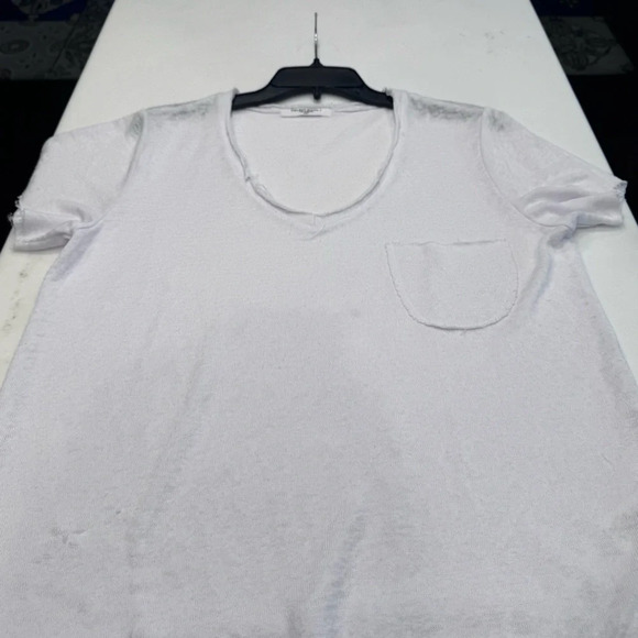 Project Social T Women’s V-Neck Pocket Tee White Size Small - Picture 8 of 9